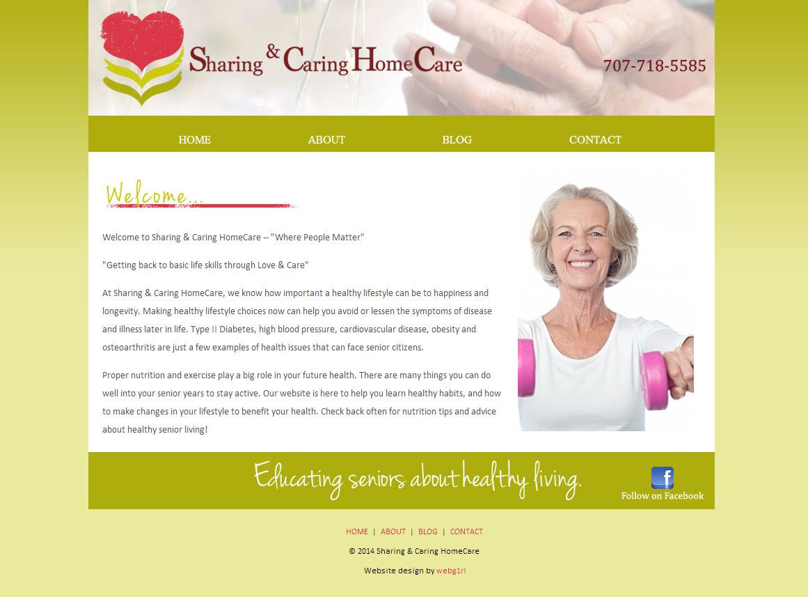 Sharing & Caring Home Healthcare - Wordpress