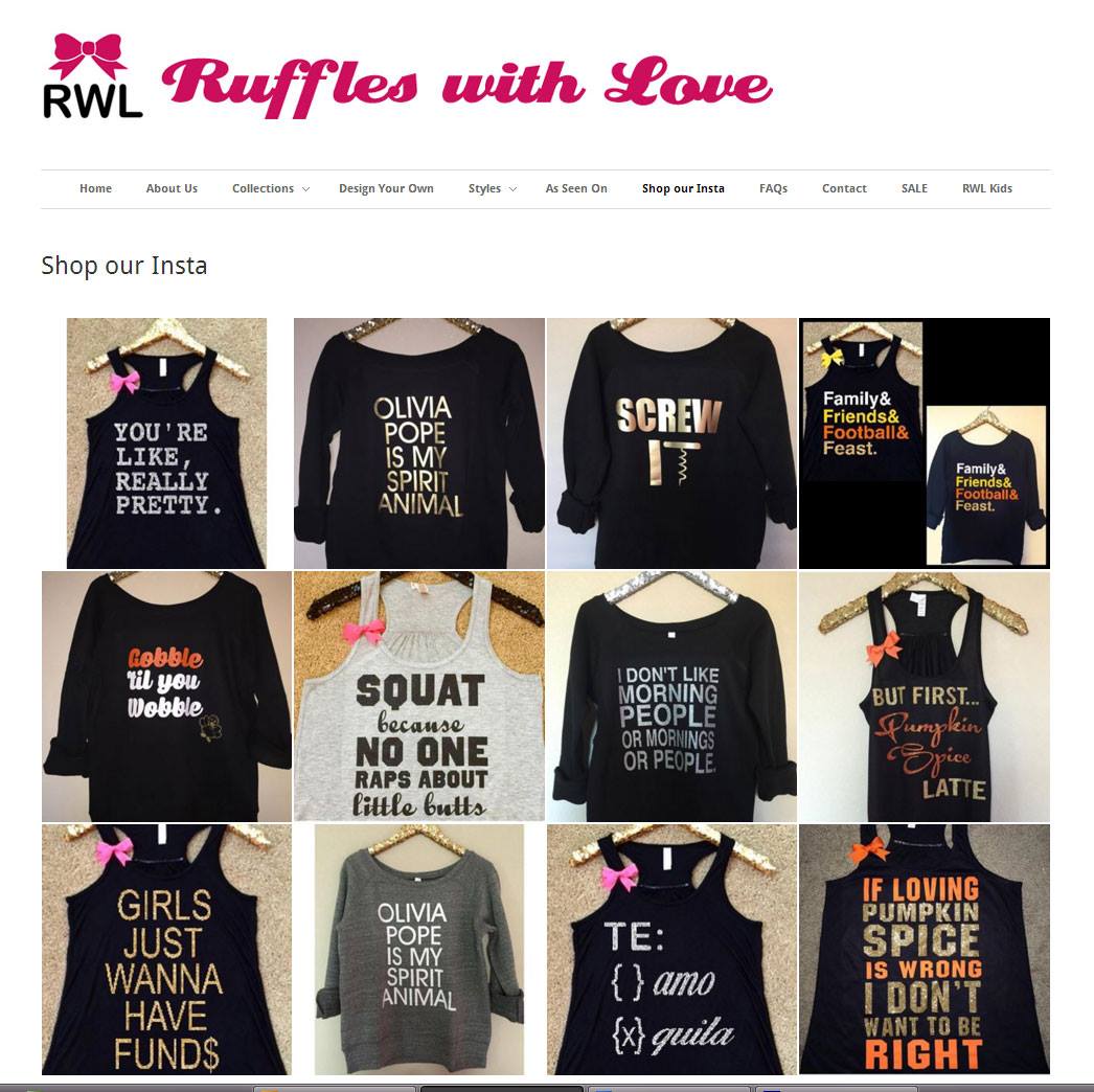 Ruffles With Love - Shopify