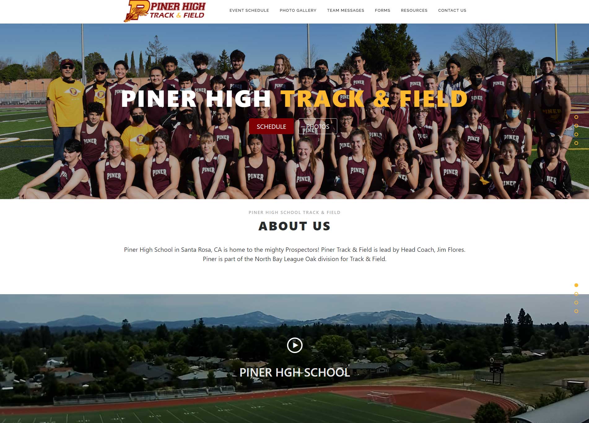 Piner High School Track & Field - Wordpress