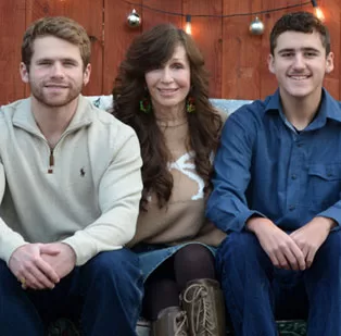 Heidi and her boys