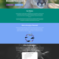 Secondary Poisoning Landing - Coded in HTML