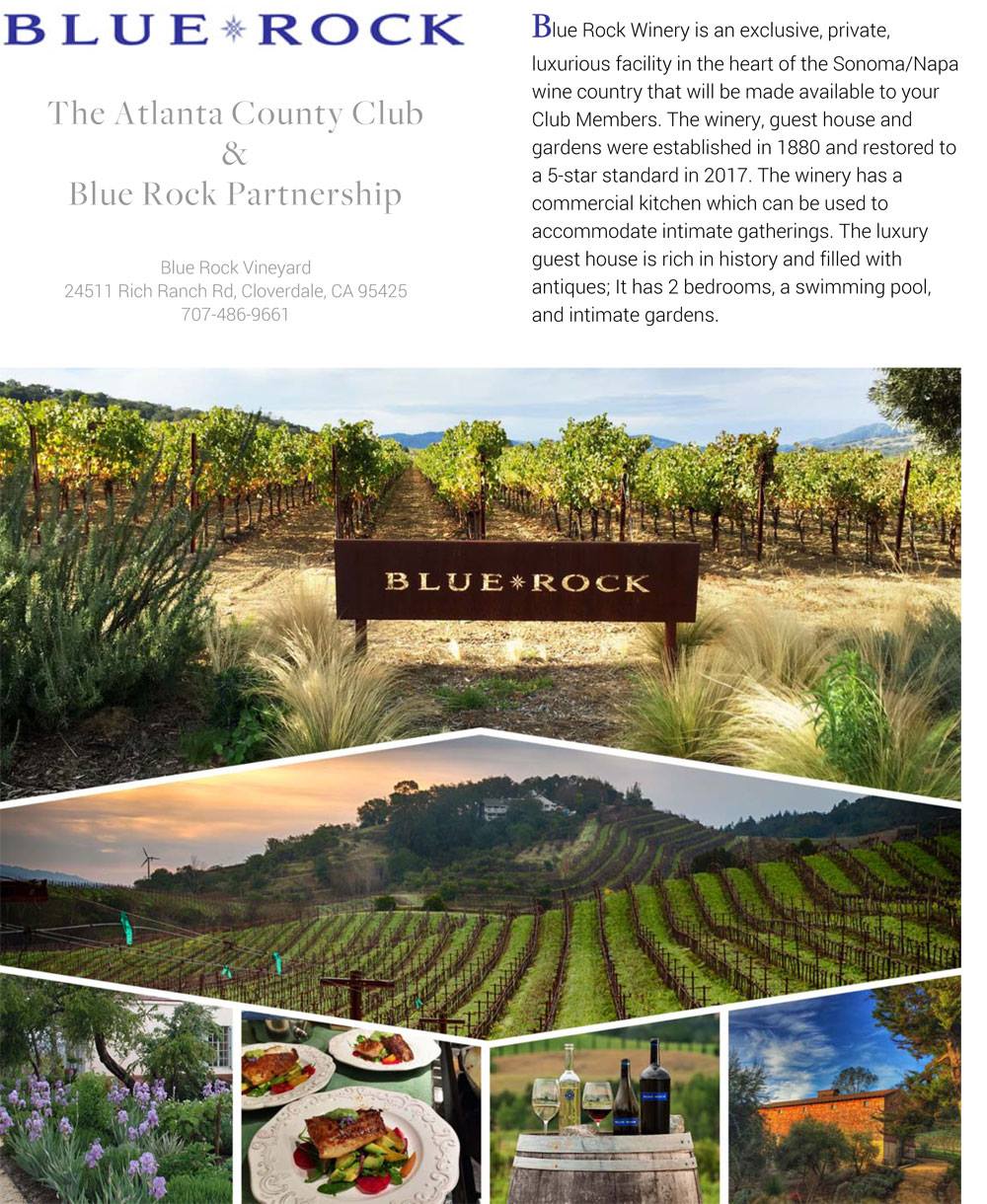 Blue Rock WInery - PDF Brochure