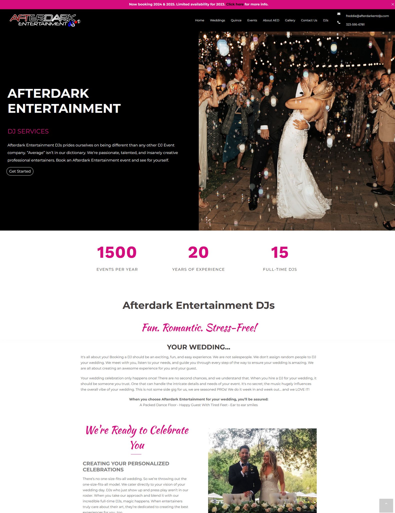 Afterdark Entertainment - Wordpress